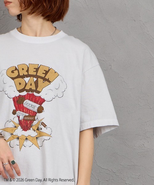 GOOD ROCK SPEED（グッドロックスピード）の「[GOOD ROCK SPEED/グッドロックスピード] 別注 GREEN DAY ロックプリントTシャツ (DOOKIE)（Tシャツ/カットソー・レディース・ライトグレー・XL/L/M）」の13枚目の写真
