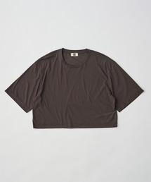 UNFIL（アンフィル）の「UNFIL アンフィル / twisted cotton sheer jersey cropped Tee ツイストコットンシアージャージークロップドTシャツ / WXSP-UW122（Tシャツ/カットソー）」