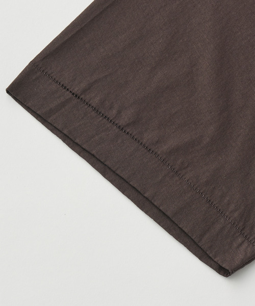 UNFIL（アンフィル）の「UNFIL アンフィル / twisted cotton sheer jersey cropped Tee ツイストコットンシアージャージークロップドTシャツ / WXSP-UW122（Tシャツ/カットソー・レディース・アッシュグレー/ダークブラウン・1）」の8枚目の写真