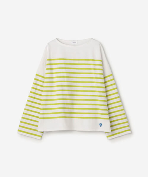 ORCIVAL（オーシバル）の「ORCIVAL | ラッセル ボートネック ワイドセーラーTシャツ WOMEN（Tシャツ/カットソー・レディース・グレー系その他/イエロー系その他/ブルー系その他2/ブルー系その他・1）」の5枚目の写真