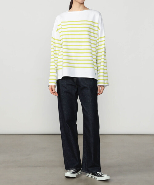 ORCIVAL（オーシバル）の「ORCIVAL | ラッセル ボートネック ワイドセーラーTシャツ WOMEN（Tシャツ/カットソー・レディース・グレー系その他/イエロー系その他/ブルー系その他2/ブルー系その他・1）」の15枚目の写真