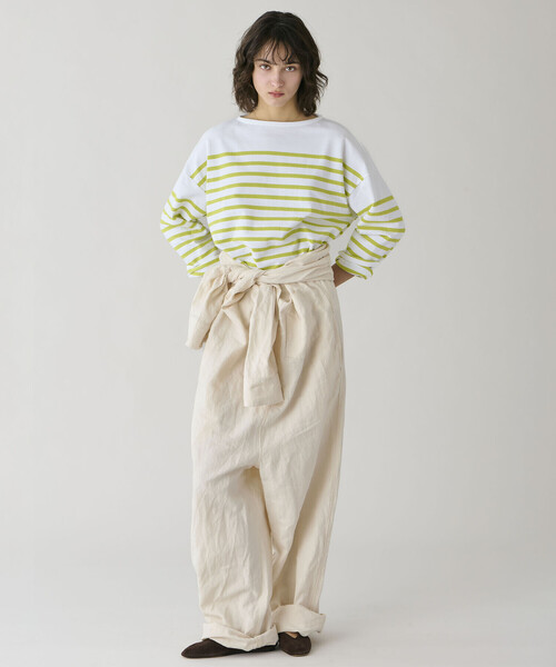 ORCIVAL（オーシバル）の「ORCIVAL | ラッセル ボートネック ワイドセーラーTシャツ WOMEN（Tシャツ/カットソー・レディース・グレー系その他/イエロー系その他/ブルー系その他2/ブルー系その他・1）」の22枚目の写真