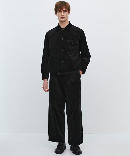 UNITED TOKYO（ユナイテッドトウキョウ）の「【数量限定】BRISBANE MOSS コーデュロイ バギースラックス（その他パンツ・メンズ・ダークブラウン/ブラック・2/1）」の3枚目の写真