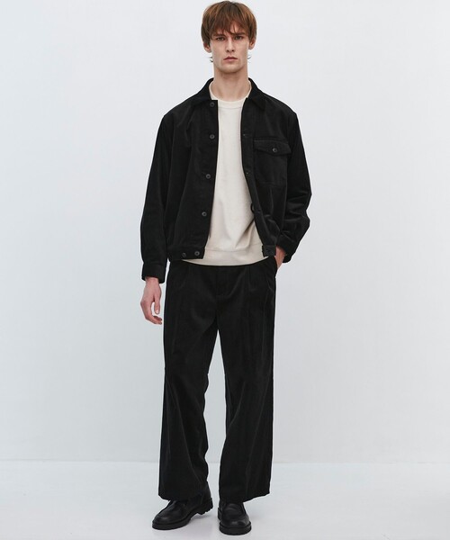 UNITED TOKYO（ユナイテッドトウキョウ）の「【数量限定】BRISBANE MOSS コーデュロイ バギースラックス（その他パンツ・メンズ・ダークブラウン/ブラック・2/1）」の4枚目の写真