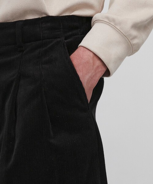 UNITED TOKYO（ユナイテッドトウキョウ）の「【数量限定】BRISBANE MOSS コーデュロイ バギースラックス（その他パンツ・メンズ・ダークブラウン/ブラック・2/1）」の16枚目の写真