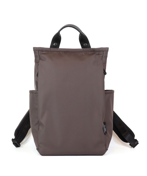Un coeur(アンクール)の「【Un coeur/アンクール】2WAY SQUARE RUCKSACK M / ツーウェイ スクエア リュック M RUI / K905068(バックパック/リュック・メンズ・ブラウン/グレイッシュベージュ/ブラック/グレー・FREE)」の3枚目の写真