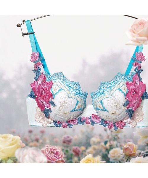 HIMICO(ヒミコ)の「ヒミコ 035シリーズ ブラジャー B~F(ブラジャー・レディース・ピンク/ネイビー/オフホワイト・E70/E65/C65/B75/B70/B65/E75/D80/D75/D70/D65/C80/C75/C70/F80/F75/F70/F65/E80)」の2枚目の写真