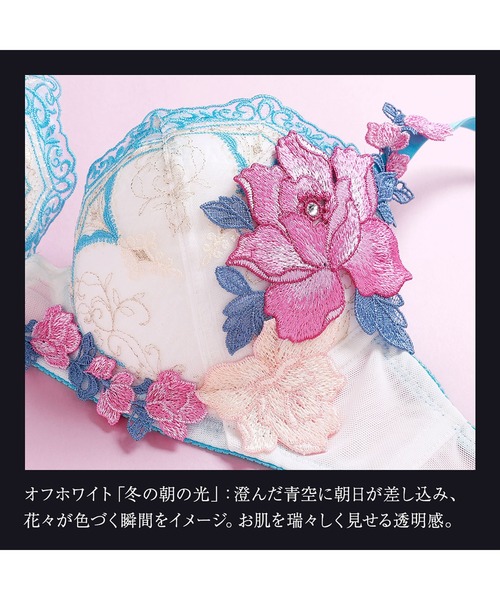 HIMICO(ヒミコ)の「ヒミコ 035シリーズ ブラジャー B~F(ブラジャー・レディース・ピンク/ネイビー/オフホワイト・E70/E65/C65/B75/B70/B65/E75/D80/D75/D70/D65/C80/C75/C70/F80/F75/F70/F65/E80)」の16枚目の写真
