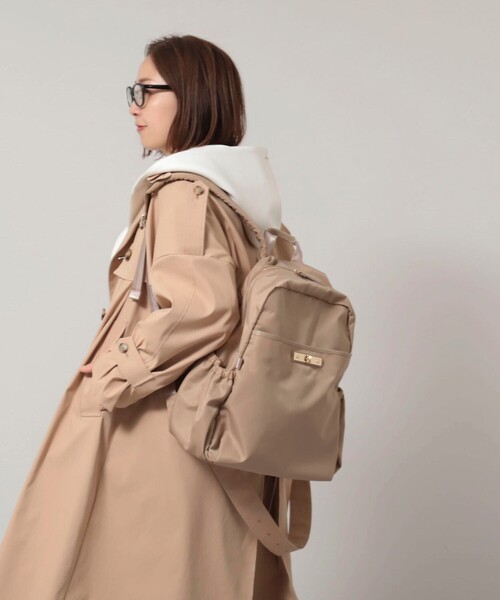 NOLLEY’S（ノーリーズ）の「HINERI リュック（バックパック/リュック・レディース・ベージュ/ブラック・FREE）」の6枚目の写真