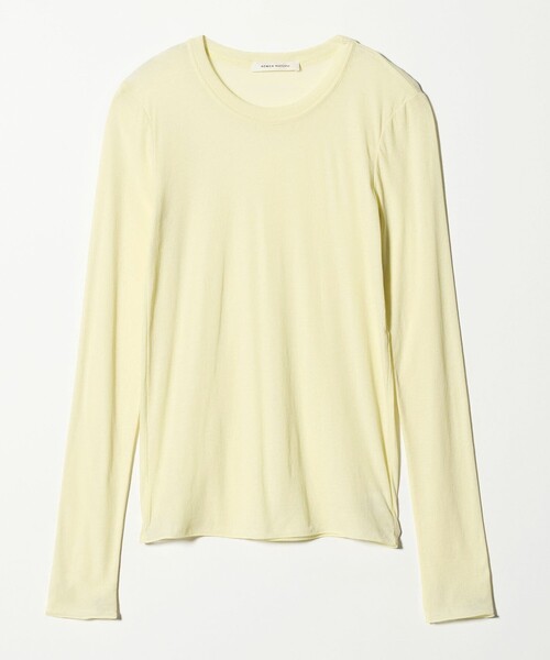 AEWEN MATOPH(イウエン マトフ)の「<AEWEN MATOPH>シアークルーネック ロングスリーブカットソー(Tシャツ/カットソー・レディース・ブラック/ホワイト/イエロー・FREE)」の14枚目の写真