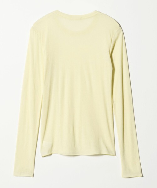AEWEN MATOPH(イウエン マトフ)の「<AEWEN MATOPH>シアークルーネック ロングスリーブカットソー(Tシャツ/カットソー・レディース・ブラック/ホワイト/イエロー・FREE)」の15枚目の写真