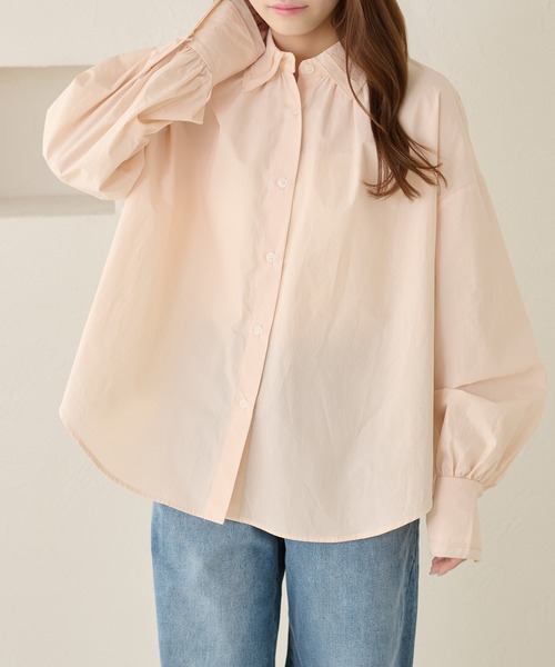 apres jour clair（アプレジュールクレア）の「【apres jour clair】アソートオーバーサイズシャツ（シャツ/ブラウス・レディース・アイボリー/ブルー/ベージュ/ピンク・X-LARGE/フリー）」の4枚目の写真