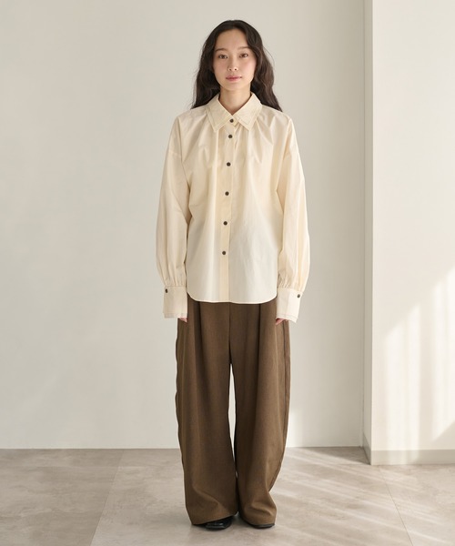 apres jour clair（アプレジュールクレア）の「【apres jour clair】アソートオーバーサイズシャツ（シャツ/ブラウス・レディース・アイボリー/ブルー/ベージュ/ピンク・X-LARGE/フリー）」の5枚目の写真