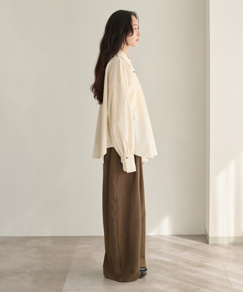 apres jour clair（アプレジュールクレア）の「【apres jour clair】アソートオーバーサイズシャツ（シャツ/ブラウス・レディース・アイボリー/ブルー/ベージュ/ピンク・X-LARGE/フリー）」の6枚目の写真