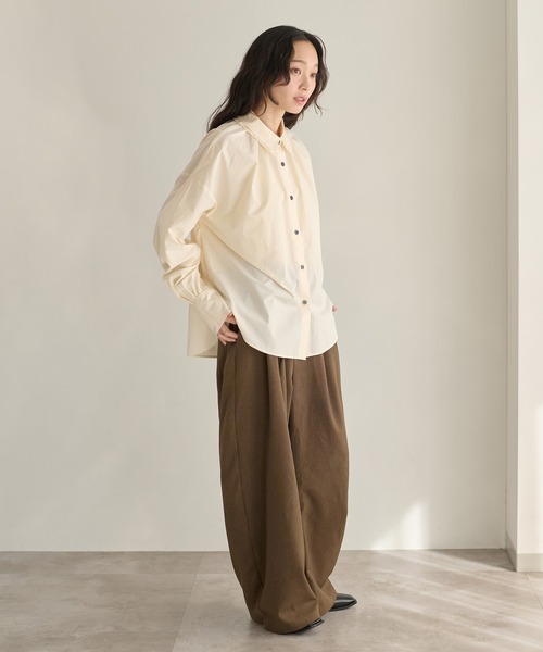 apres jour clair（アプレジュールクレア）の「【apres jour clair】アソートオーバーサイズシャツ（シャツ/ブラウス・レディース・アイボリー/ブルー/ベージュ/ピンク・X-LARGE/フリー）」の12枚目の写真