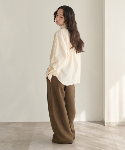 apres jour clair（アプレジュールクレア）の「【apres jour clair】アソートオーバーサイズシャツ（シャツ/ブラウス・レディース・アイボリー/ブルー/ベージュ/ピンク・X-LARGE/フリー）」の10枚目の写真