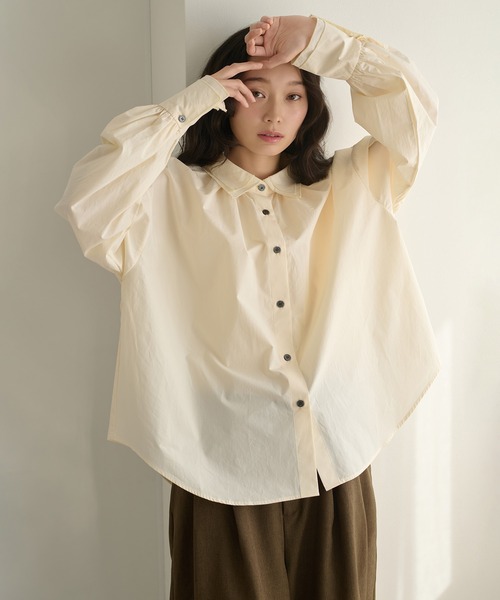 apres jour clair（アプレジュールクレア）の「【apres jour clair】アソートオーバーサイズシャツ（シャツ/ブラウス・レディース・アイボリー/ブルー/ベージュ/ピンク・X-LARGE/フリー）」の20枚目の写真