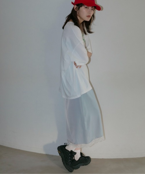 PILIT（ピリット）の「dog×logo tee（Tシャツ/カットソー・レディース・アイボリー/オフホワイト・MEDIUM）」の14枚目の写真