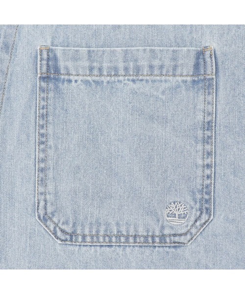 Timberland(ティンバーランド)の「半袖 ワーク シャツ ユニセックス(シャツ/ブラウス・メンズ・グレー・LARGE/MEDIUM/X-LARGE/SMALL)」の8枚目の写真