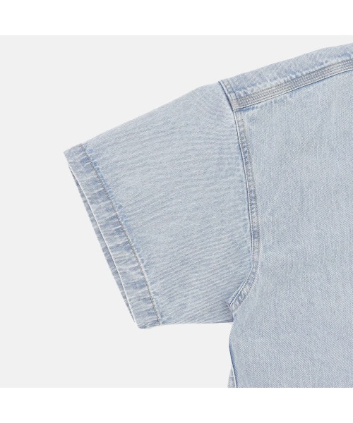 Timberland(ティンバーランド)の「半袖 ワーク シャツ ユニセックス(シャツ/ブラウス・メンズ・グレー・LARGE/MEDIUM/X-LARGE/SMALL)」の6枚目の写真