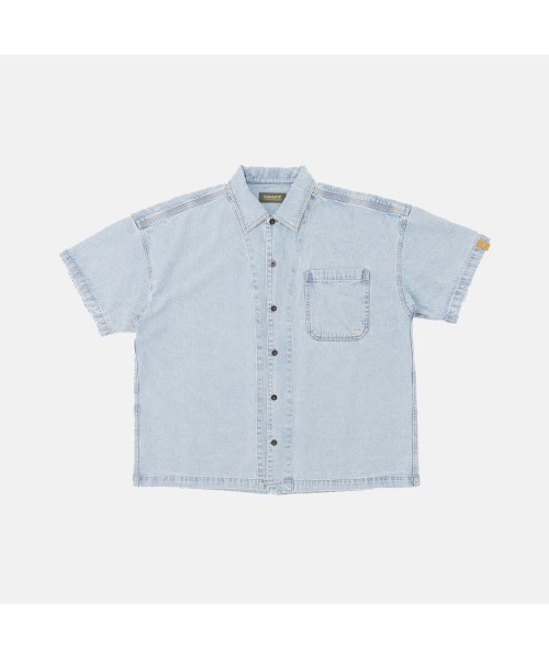 Timberland(ティンバーランド)の「半袖 ワーク シャツ ユニセックス(シャツ/ブラウス・メンズ・グレー・LARGE/MEDIUM/X-LARGE/SMALL)」の10枚目の写真