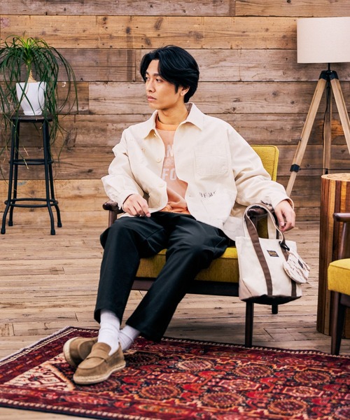 PENDLETON（ペンドルトン）の「【PENDLETON(ペンドルトン)】別注 柄ポーチトートバッグ（トートバッグ・メンズ・ベージュ/ナチュラル・FREE）」の4枚目の写真