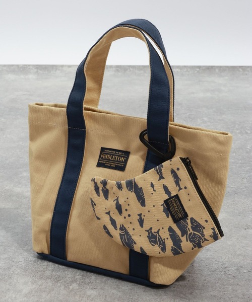 PENDLETON（ペンドルトン）の「【PENDLETON(ペンドルトン)】別注 柄ポーチトートバッグ（トートバッグ・メンズ・ベージュ/ナチュラル・FREE）」の11枚目の写真