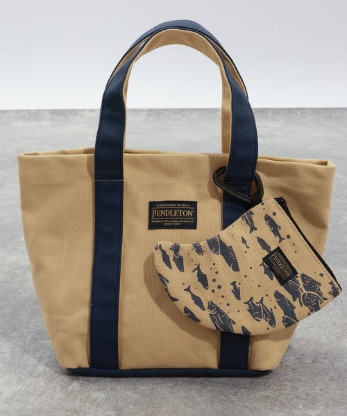 PENDLETON（ペンドルトン）の「【PENDLETON(ペンドルトン)】別注 柄ポーチトートバッグ（トートバッグ・メンズ・ベージュ/ナチュラル・FREE）」の12枚目の写真