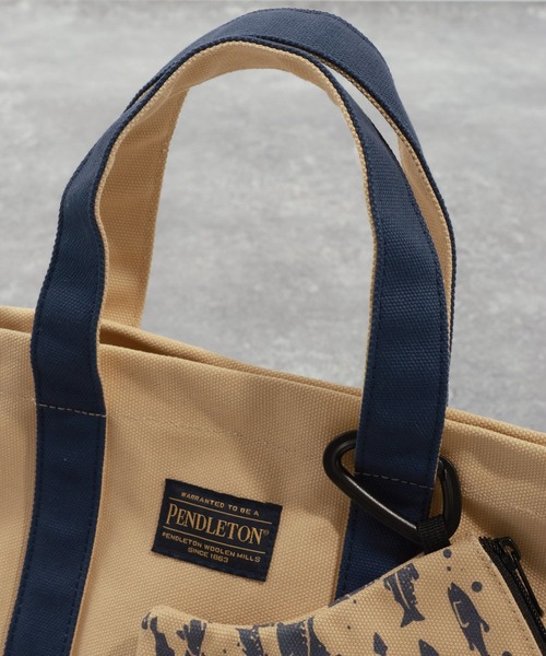 PENDLETON（ペンドルトン）の「【PENDLETON(ペンドルトン)】別注 柄ポーチトートバッグ（トートバッグ・メンズ・ベージュ/ナチュラル・FREE）」の15枚目の写真