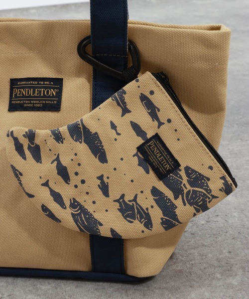 PENDLETON（ペンドルトン）の「【PENDLETON(ペンドルトン)】別注 柄ポーチトートバッグ（トートバッグ・メンズ・ベージュ/ナチュラル・FREE）」の17枚目の写真