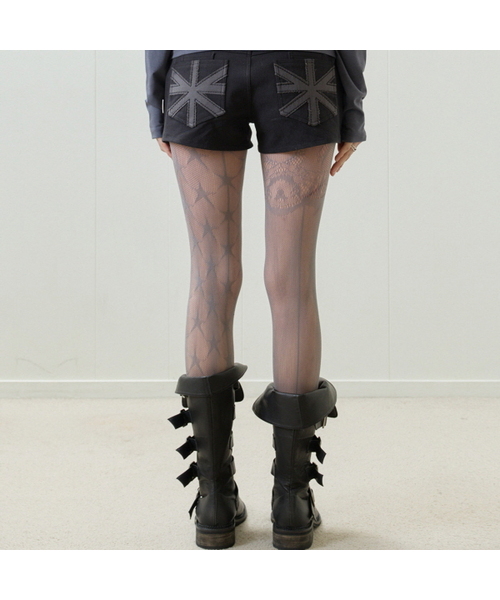 EL POCKET PATCH BELT SHORTS(BLACK)（その他パンツ）｜LUVISTRUE