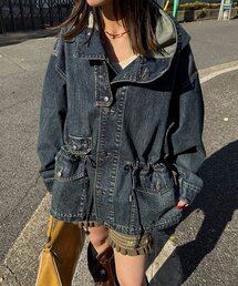 CIAOPANIC | 【ANTI WARP /アンチワープ】デニムスモッグフーディジャケット(デニムジャケット)