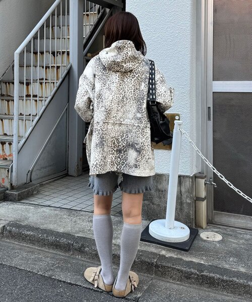 CIAOPANIC(チャオパニック)の「【ANTI WARP /アンチワープ】デニムスモッグフーディジャケット(デニムジャケット・レディース・ブラウン/インディゴブルー/イエロー/ブラック・FREE)」の17枚目の写真