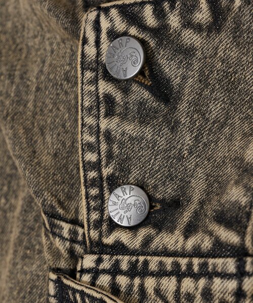 CIAOPANIC(チャオパニック)の「【ANTI WARP /アンチワープ】デニムスモッグフーディジャケット(デニムジャケット・レディース・ブラウン/インディゴブルー/イエロー/ブラック・FREE)」の10枚目の写真