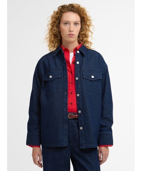 Barbour(バブアー)の「Maia デニムシャツ(レディース)(シャツ/ブラウス・レディース・ブルー・8/10)」の1枚目の写真