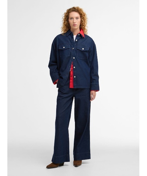 Barbour(バブアー)の「Maia デニムシャツ(レディース)(シャツ/ブラウス・レディース・ブルー・8/10)」の2枚目の写真
