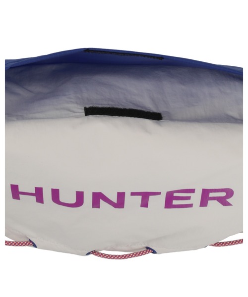 HUNTER(ハンター)の「トラベル マルチファンクション サコッシュ(ボディバッグ/ウエストポーチ・レディース・シャーベット/ブルー/ホワイト×ブルー・ONE)」の14枚目の写真