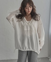 シアーアノラックシャツ