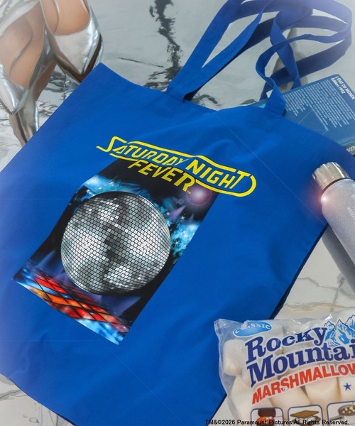 BAYFLOW(ベイフロー)の「【Saturday Night Fever】BFトート(トートバッグ・レディース・ブルー/レッド/チャコール/ブラック・0)」の3枚目の写真