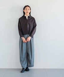 D（ディー）の「サマーウールのワイドドレスパンツ（その他パンツ）」