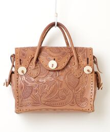 CARVING TRIBES（カービングトライブス）の「花柄ハンドバッグ（ハンドバッグ）」