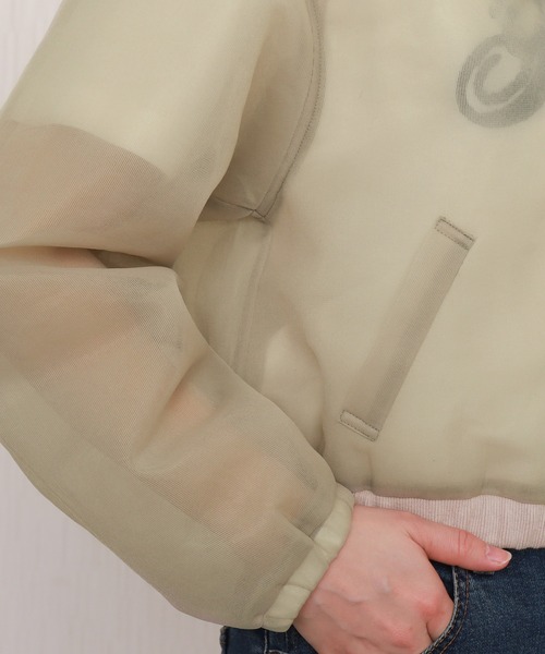 libelle more（リベル モア）の「シアーダンボールショートブルゾン（ブルゾン・レディース・グレー/ベージュ/カーキ/ブラック・M/L）」の20枚目の写真