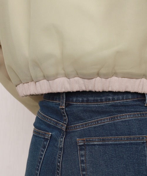 libelle more（リベル モア）の「シアーダンボールショートブルゾン（ブルゾン・レディース・グレー/ベージュ/カーキ/ブラック・M/L）」の21枚目の写真