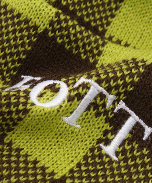 BOTT（ボット）の「BoTT / ボット Gingham Check Beanie（ニットキャップ/ビーニー・メンズ・グリーン系その他/オレンジ/ライトブルー・FREE）」の7枚目の写真