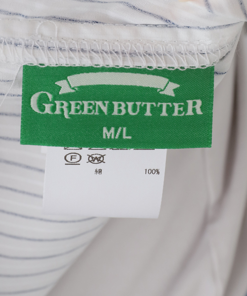GREEN BUTTER(グリーンバター)の「GREEN BUTTER/グリーンバター Stripe Cotton Shirt(シャツ/ブラウス・レディース・スカイブルー/アイボリー・FREE)」の16枚目の写真
