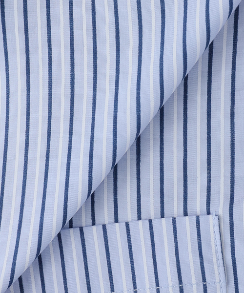 GREEN BUTTER(グリーンバター)の「GREEN BUTTER/グリーンバター Stripe Cotton Shirt(シャツ/ブラウス・レディース・スカイブルー/アイボリー・FREE)」の20枚目の写真