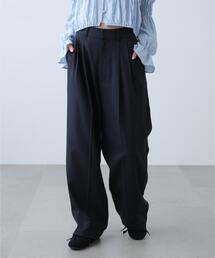 FREE'S MART | ◆梳毛調合繊タックワイドパンツ(その他パンツ)