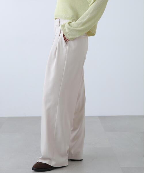 FREE'S MART（フリーズマート）の「◆梳毛調合繊タックワイドパンツ（その他パンツ・レディース・ネイビー/ブラウン/ベージュ・SMALL/X-SMALL/MEDIUM）」の17枚目の写真