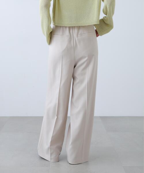 FREE'S MART（フリーズマート）の「◆梳毛調合繊タックワイドパンツ（その他パンツ・レディース・ネイビー/ブラウン/ベージュ・SMALL/X-SMALL/MEDIUM）」の18枚目の写真