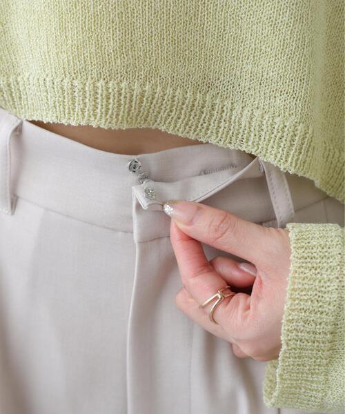 FREE'S MART（フリーズマート）の「◆梳毛調合繊タックワイドパンツ（その他パンツ・レディース・ネイビー/ブラウン/ベージュ・SMALL/X-SMALL/MEDIUM）」の22枚目の写真